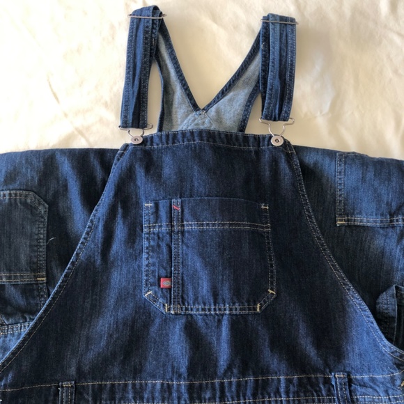 Denim Blue Women's Jean Overalls - Picture 2 of 8